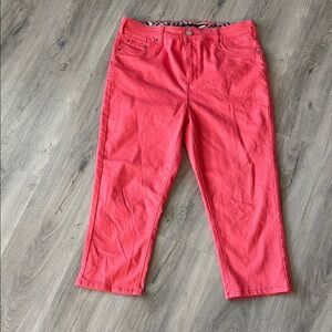 Suko jeans cushion coloured capris size 10